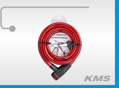 3281254 Велозамок Pulse 15*1500, с ключом