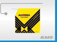 3132580-5/1 Оплетка тросика переключения скоростей "Alhonga", толщина 4 мм, продольное сечение, цвет синий, цена 1 м