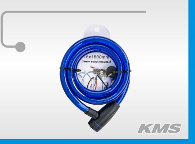 3281254 Велозамок Pulse 15*1500, с ключом