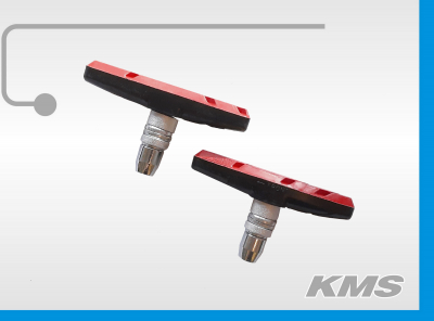3122635-63 Колодки тормоза  V-brake KMS, длина 72мм