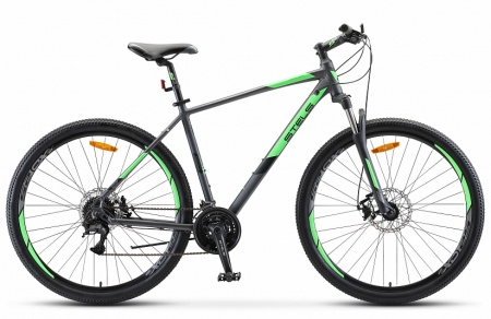 Велосипед STELS Navigator 920MD V010 29" 24-ск. (16,5" антрацитовый-зеленый)