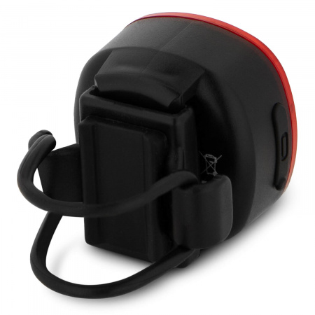 6099746 Фонарь задний велосипедный CLUXX Visioner 25 Black/Red