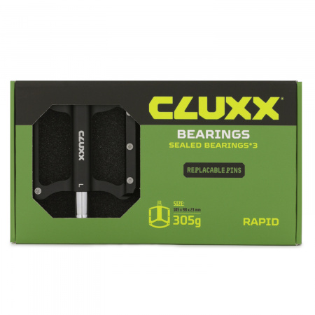 6010888 Педали CLUXX Rapid 100 Black резьба 9/16