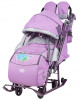 НД7-4/1 Санки-коляска Ника детям 7-4 (лилия)