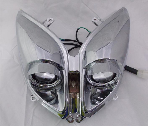 601-088 Фара передняя в сборе 50/150 см3 (27, 28)