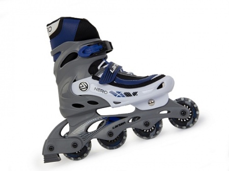 Ролики раздвижные Larsen Nero blue