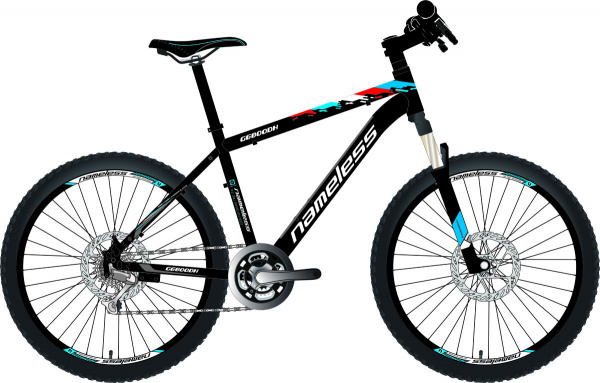 G6800DH-BK/BL-17 Велосипед Nameless 26" 21-ск. (черный-синий)