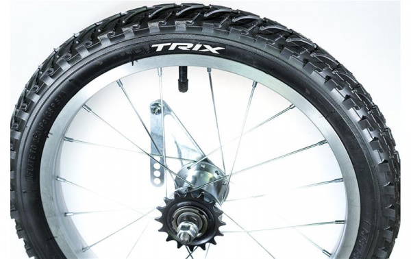 6821 Колесо заднее 16" Trix в сборе алюминиевый