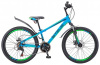 Велосипед STELS Navigator 400MD F010 24" 18-ск. (12" синий-салатовый-голубой)