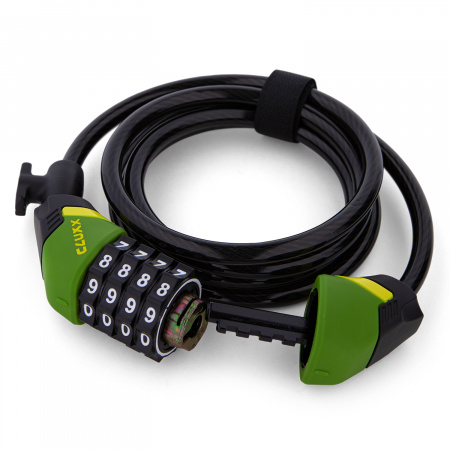 6010918 Замок велосипедный CLUXX Gardia 850C Green/Black