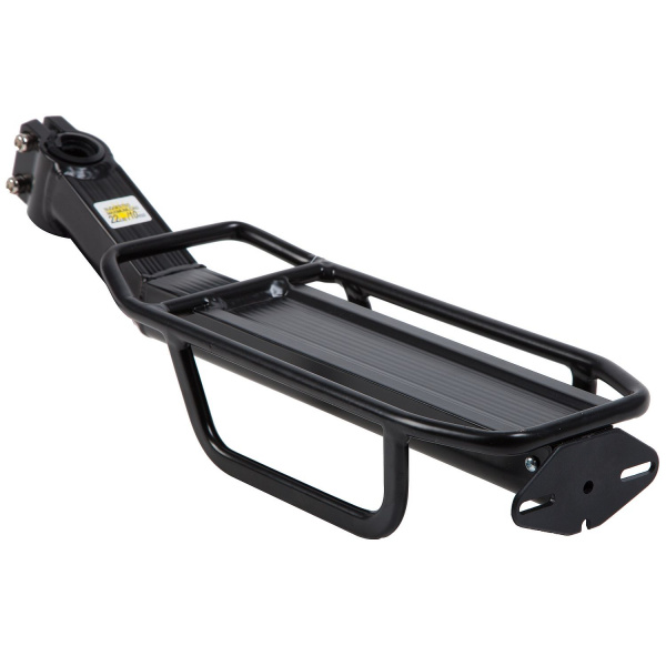 X68683 Багажник для велосипеда 26"-28", задний KWA-618-06 на подседельную трубу, алюминиевый