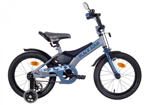 KG1410 Велосипед Black Aqua Sharp 14" 1-ск.