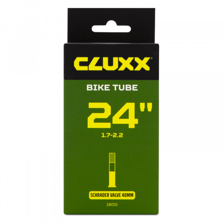 6099593 Велокамера 24"×1.7/2.2 Schrader (AV40) CLUXX Black