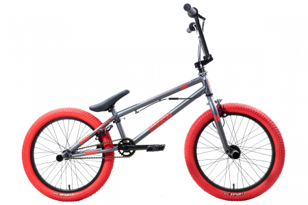 Велосипед Stark Madness BMX 3 (темно-серый матовый/красный/красный) HQ-0017759