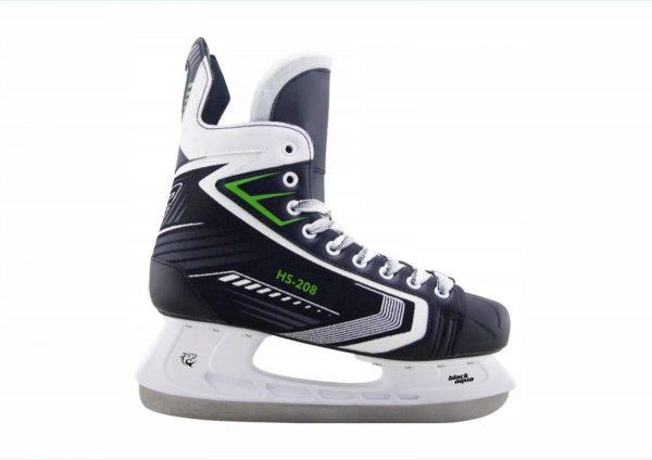Коньки хоккейные Black Aqua HS-208