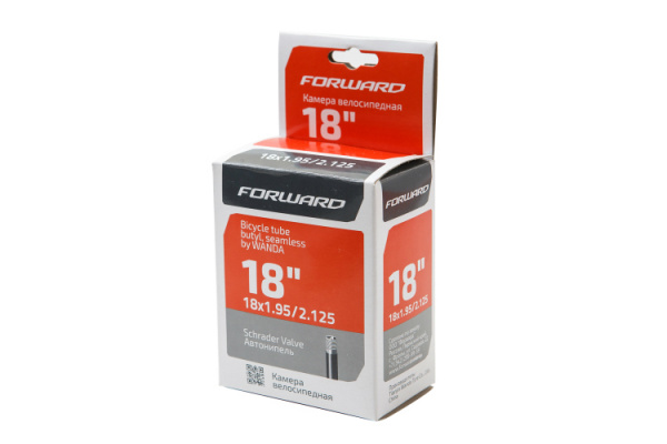 TU18 Камера 18"х1,95/2,125 A/V Wanda Schrader бутиловая