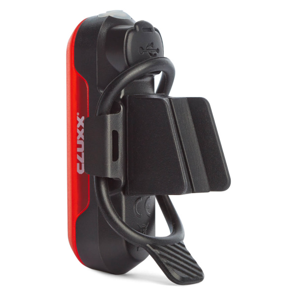 6099753 Фонарь велосипедный задний CLUXX Visioner 50 Black/Red